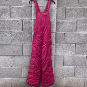 Vintage Alpine Designs Pink Ski & Snow Bib Overalls XS - Small